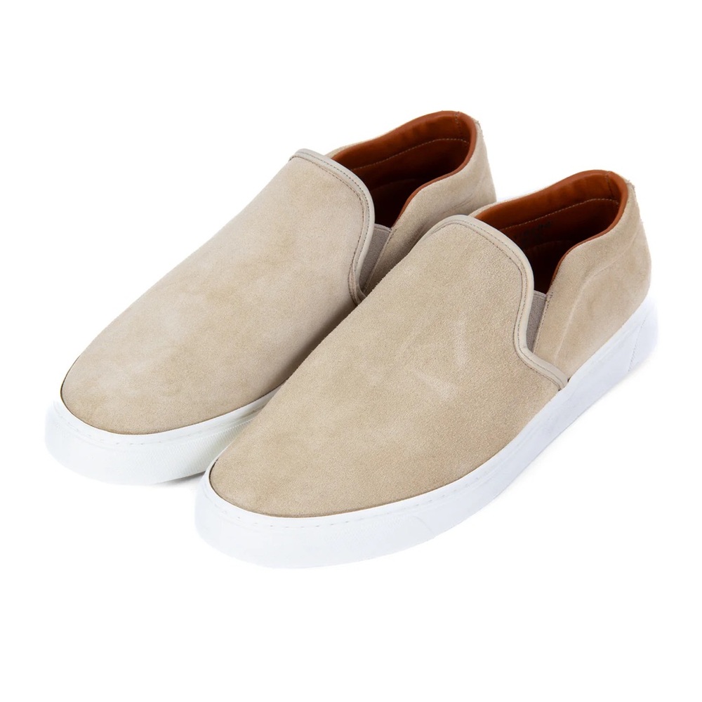 Men's Tan Slip-On Shoes
